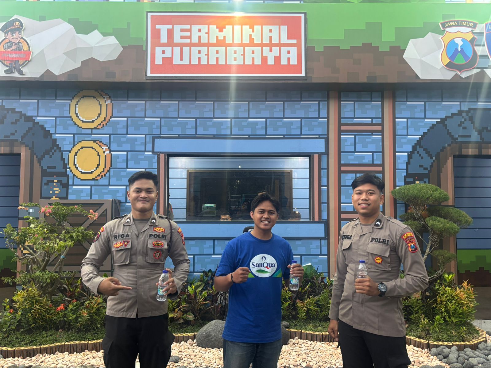 SanQua Jadi Partner Posko Mudik Sidoarjo, Ingatkan Bahaya Ngantuk dan Dehidrasi Saat Lebaran 2026