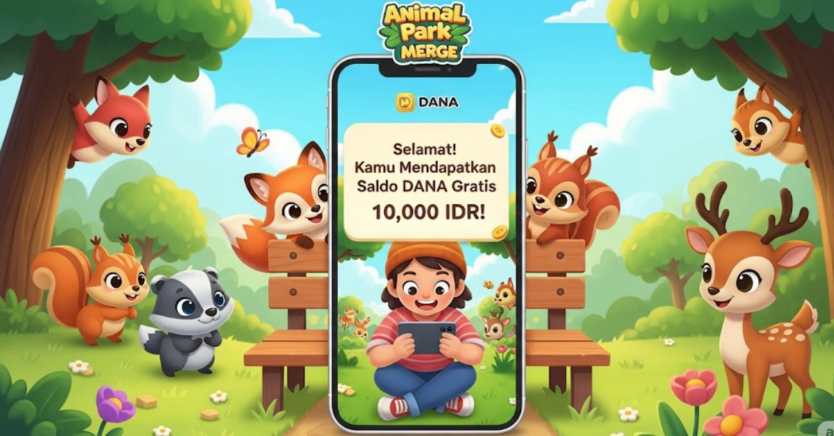 Cara Hasilkan Saldo DANA Gratis dari Game Animal Park Merge, Bermain di Dunia Hewan Dapat Rp 10 Ribu!