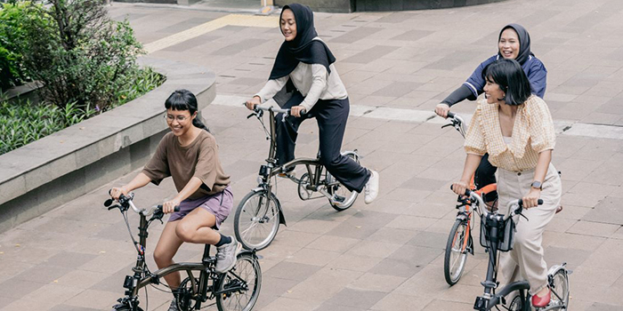 Hari Sepeda Sedunia 2022, Berbagi Kebahagiaan Goes Bersama Brompton