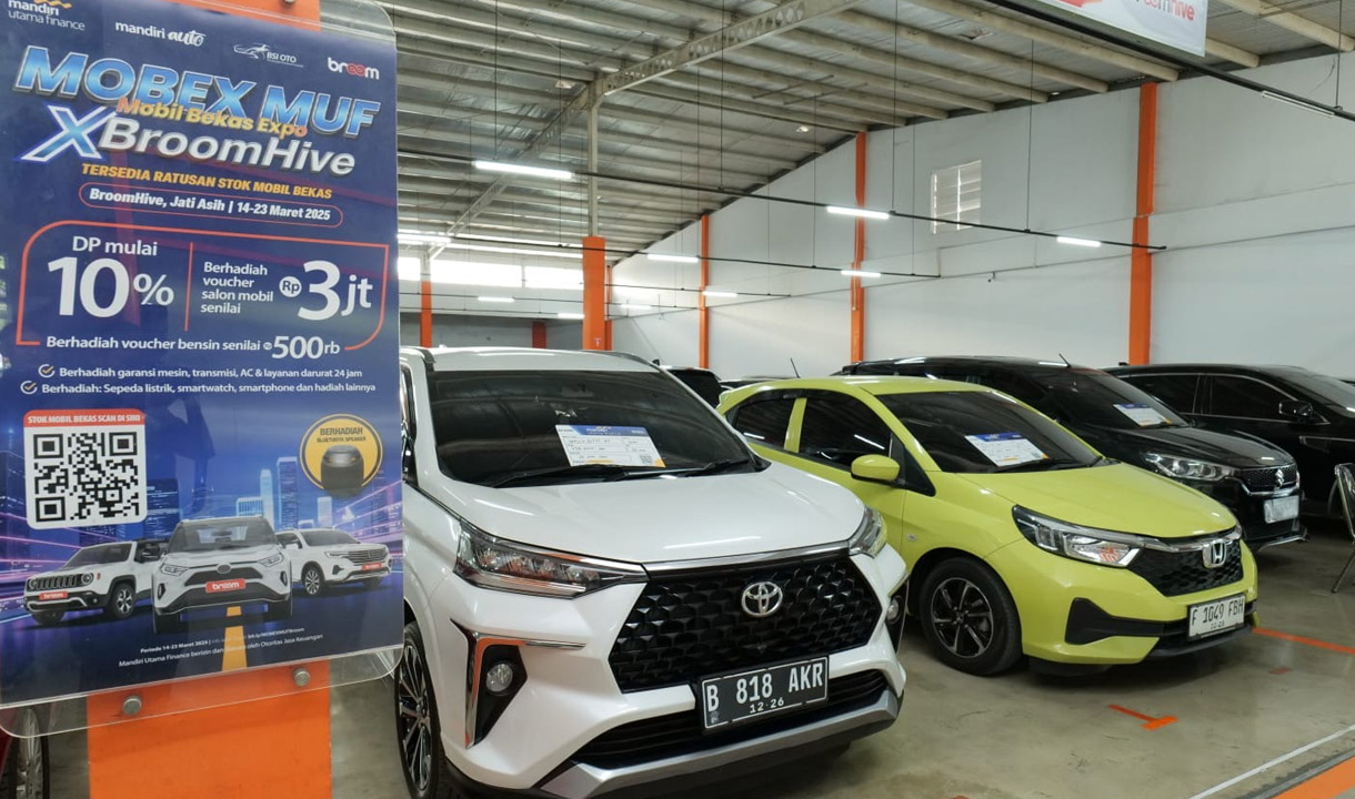 MUF Gandeng BroomHive Gelar Mobil Bekas Expo 2025, Pilihan Alternatif buat Mudik Lebaran 