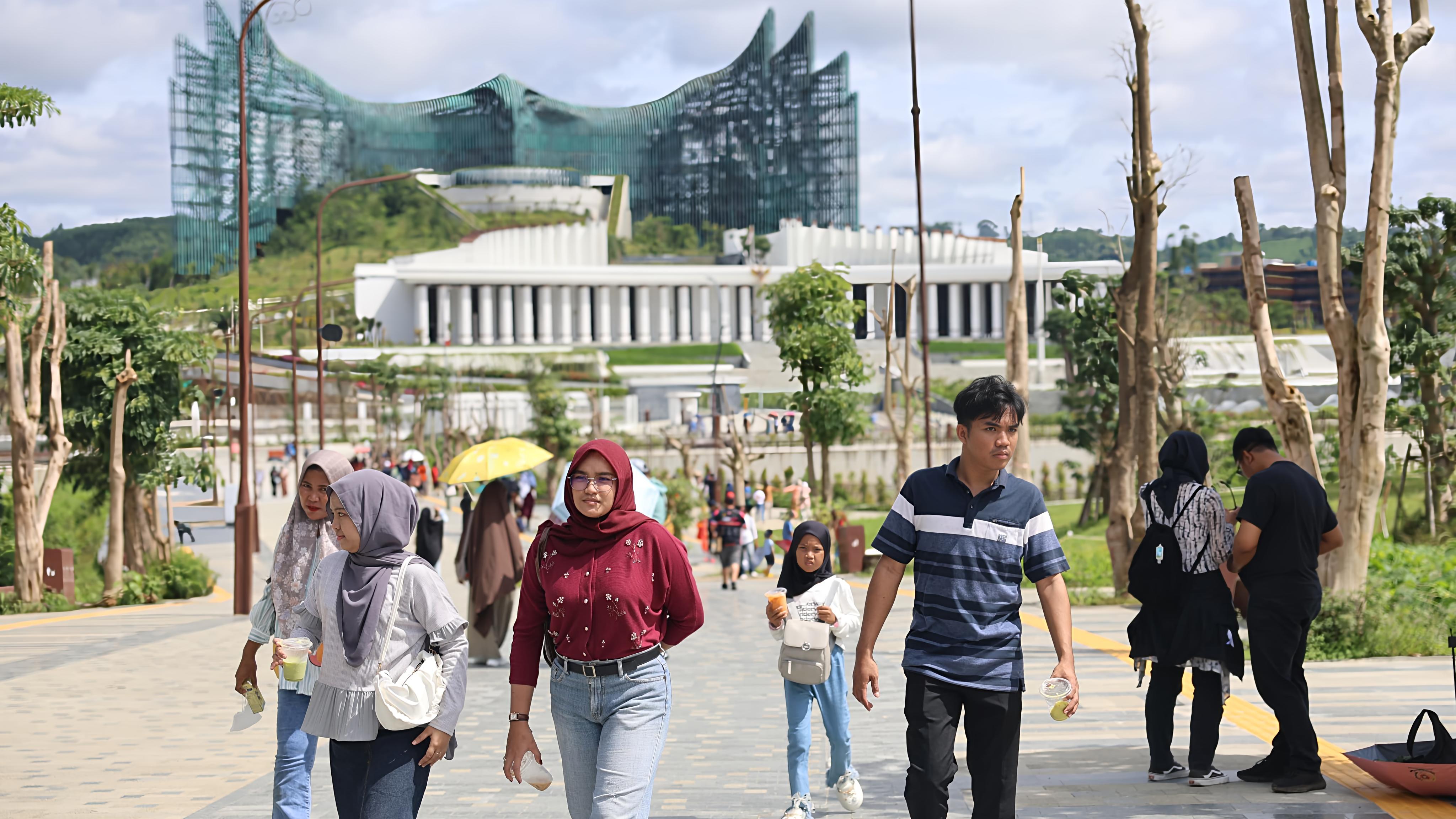 64 Ribu Masyarakat ke Ibu Kota Nusantara saat Liburan Idul Fitri 2025