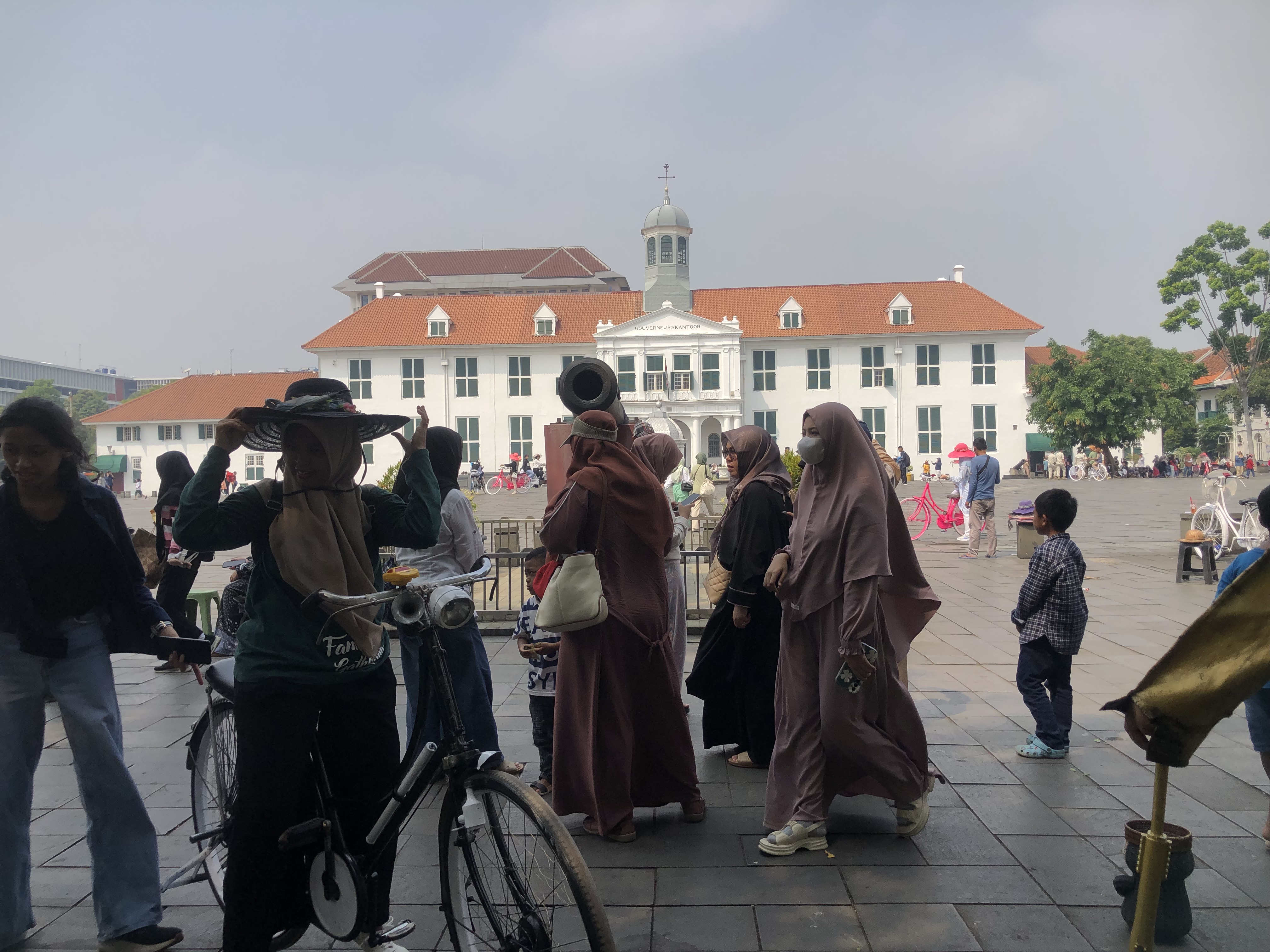 Wisata Kota Tua Jakarta Ramai Pengunjung Liburan Sekolah