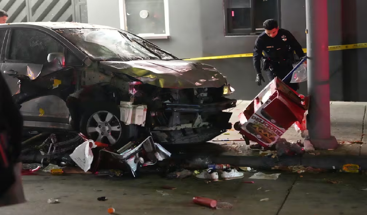 30 Orang Terluka Akibat Ditabrak Mobil di Depan Klub Los Angeles