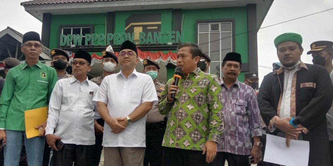 Aliansi Forum Santri Banten Geruduk Kantor DPW PPP Imbas 'Amplop Kiai' Dari Suharso Monoarfa 