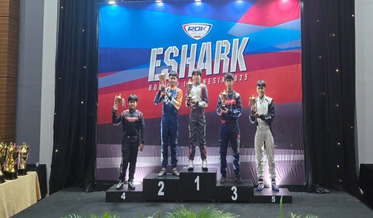 Keren! Siswa SMP Abraham Benedict Raih Podium di Kejurnas Go-Kart EShark Rok Cup Indonesia 2025