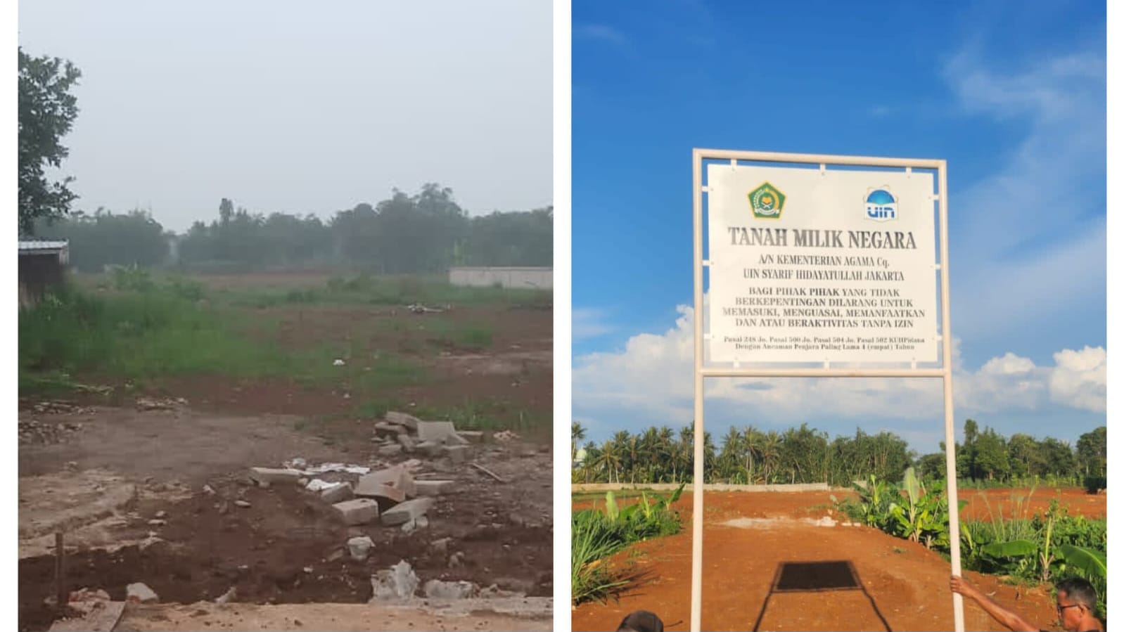Plang Barang Milik Negara Dicopot, UIN Jakarta Siap Tempuh Jalur Hukum
