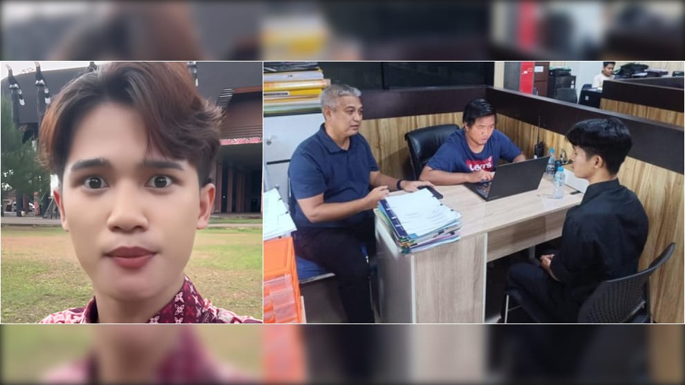 Rizky Kabah Dijemput Paksa Polda Kalbar, Usai Ditetapkan Jadi tersangka Kasus Dugaan Penghinaan Suku Dayak 