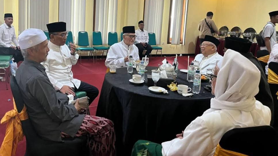 PBNU Islah di Lirboyo, KH Ma'ruf Amin Respons Kesepakatan Muktamar Bersama