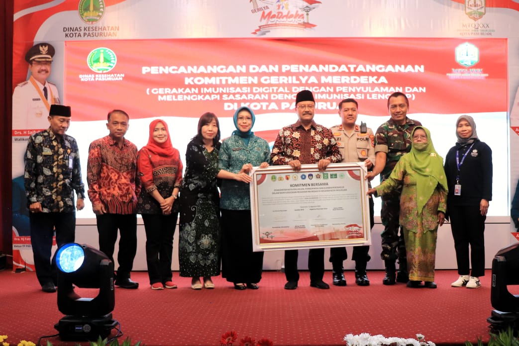 Imunisasi Anak Pasuruan Rendah di 10 Tahun Terakhir, Gus Ipul Targetkan 100 Persen di 2023