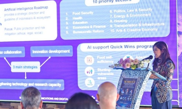 Menkomdigi Meutya Hafid: AI Jadi Kunci Pertumbuhan Ekonomi Digital Indonesia