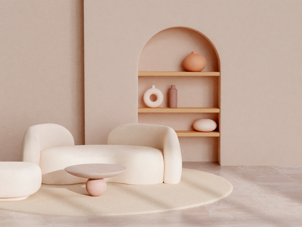 Tren Soft Geometry Diprediksi Mendominasi Desain Interior Rumah pada 2026