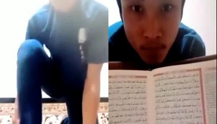 Video Pria Injak Al-Quran Sudah Direkam Pada 2020, Istri Sengaja Sebarkan Lagi Sekarang