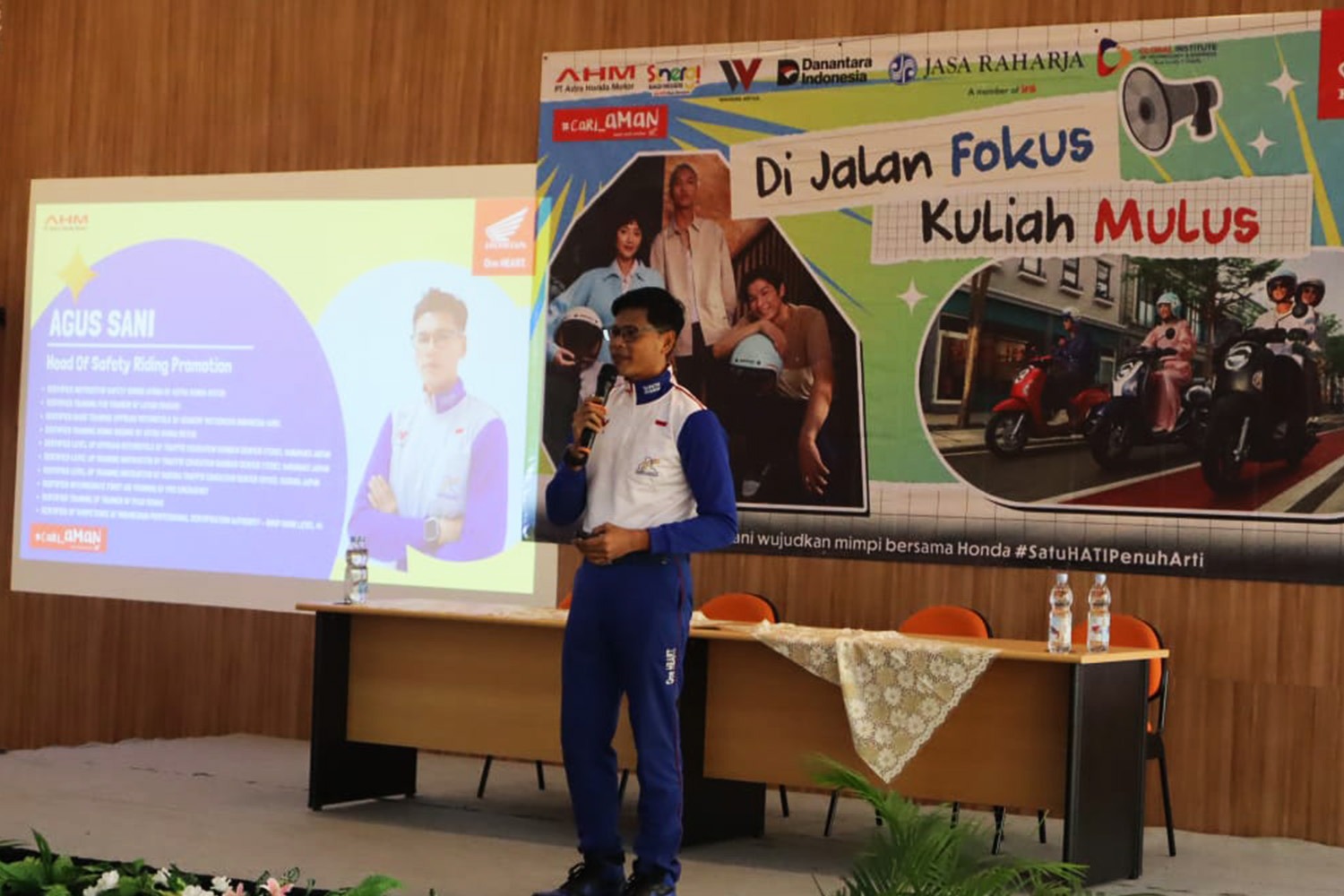 Fokus di Jalan, Sukses di Kampus: Pesan Wahana untuk Mahasiswa Milenial