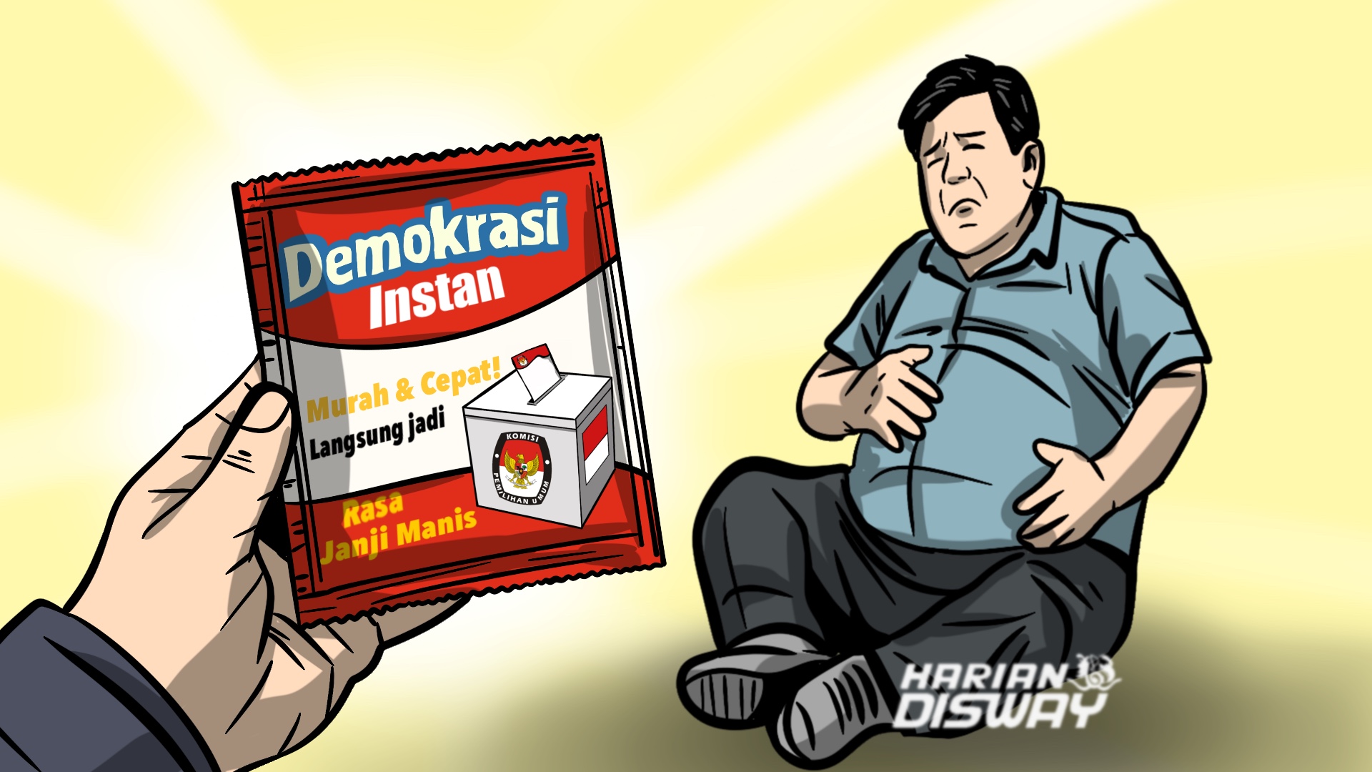 Demokrasi Sasetan: Murah, Instan, tetapi Bikin Kembung