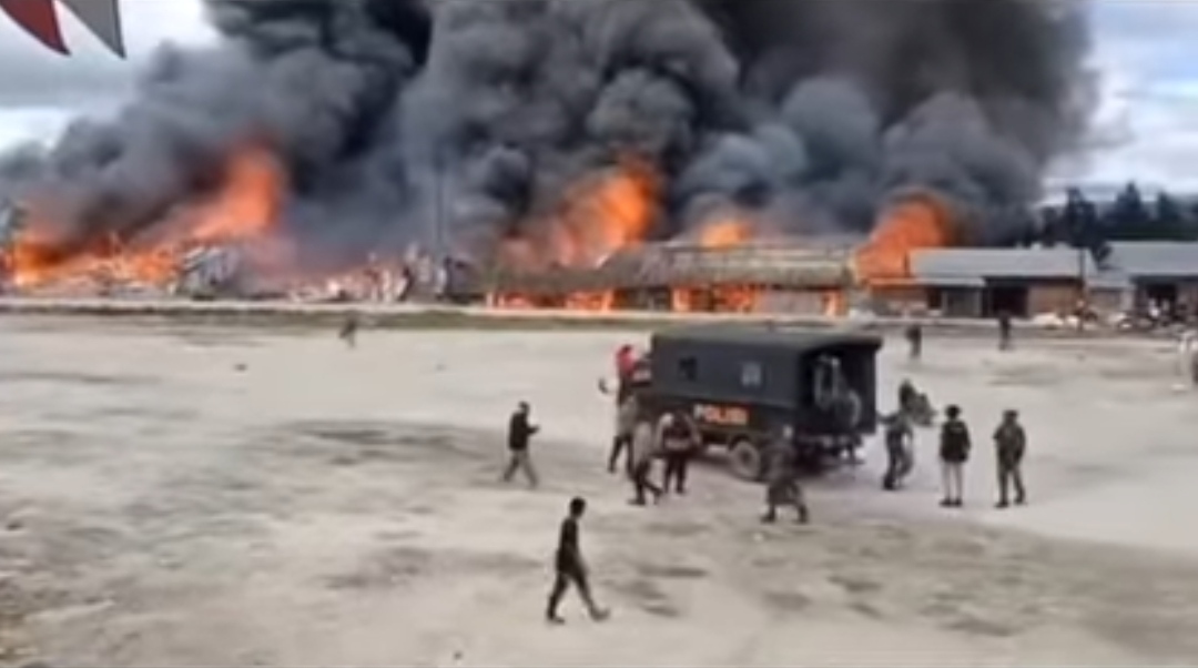 50 Kios di Papua Tengah Terbakar Gegara Masalah Sepele