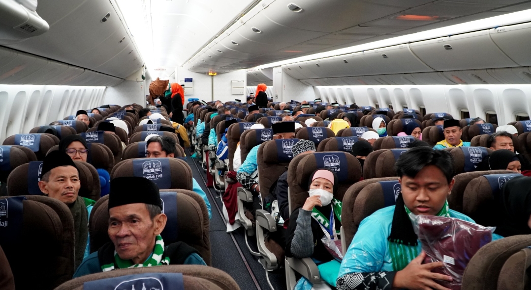 Garuda Mulai Berangkatkan Haji 2026, 2.255 Jemaah Kloter Perdana Terbang dengan OTP 100 Persen