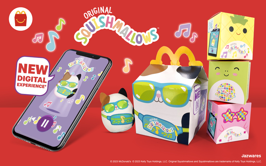McDonald's Punya Mainan Baru 10 Karakter Squishmallows untuk Pembelian 5 Paket Happy Meal