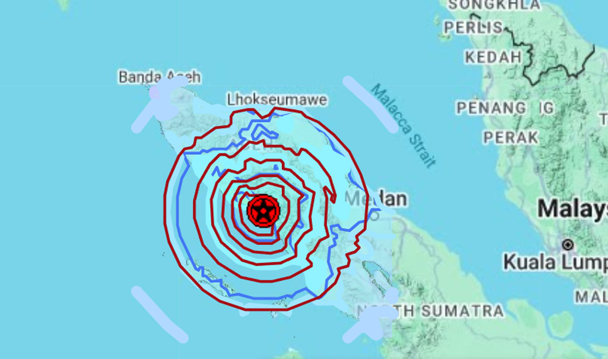 Aceh Gempa M 6.2, 3 Kali Gempa Susulan