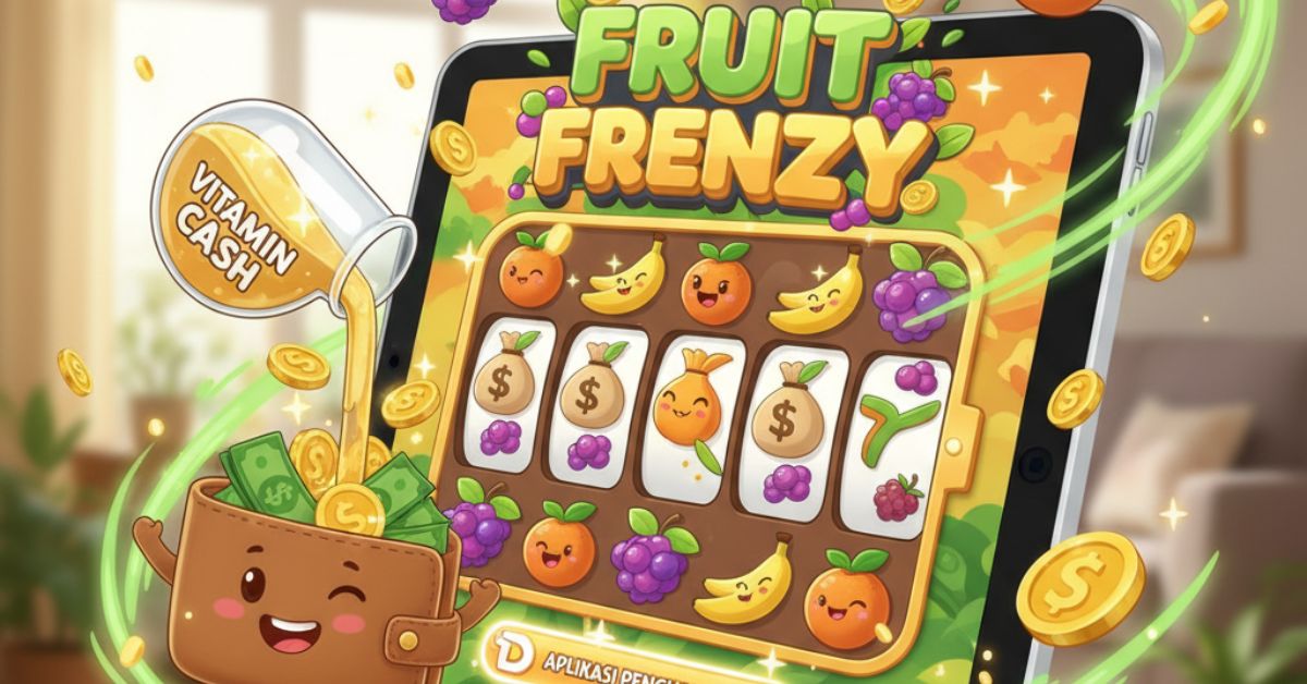 Aplikasi Penghasil Saldo DANA Fruit Frenzy, Tambah Vitamin Cash untuk Dompet!