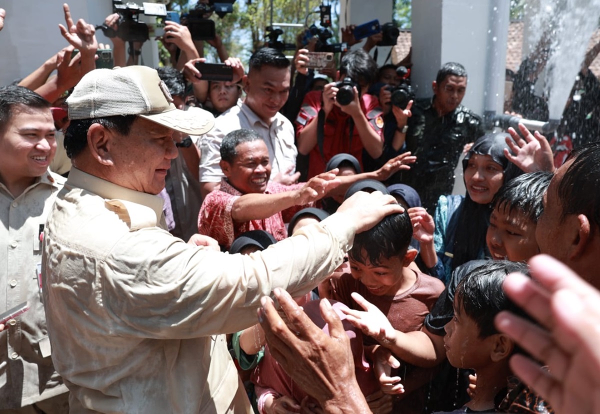 Prabowo Subianto Resmikan 15 Titik Sumber Air Bersih di Jawa Barat dan Banten