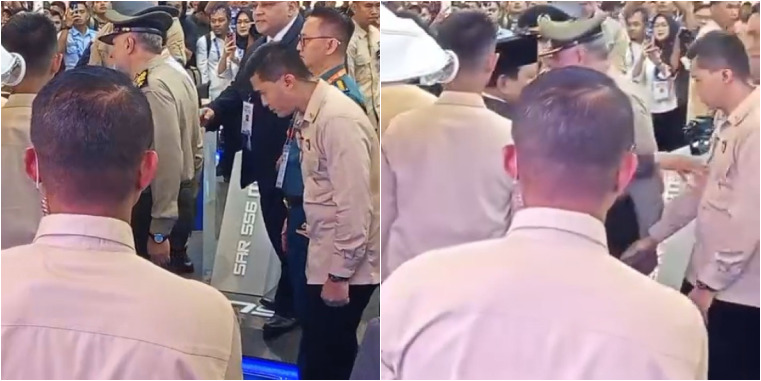 Momen Prabowo Tegur Paspampres Usai Tarik Tangan Jenderal Polisi Turki dengan Kasar