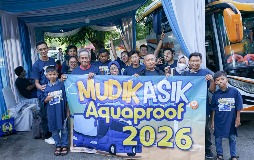 Alhamdulillah! Para Tukang Bangunan dan Keluarganya Bisa Mudik Gratis ke Semarang, Yogyakarta, dan Surabaya