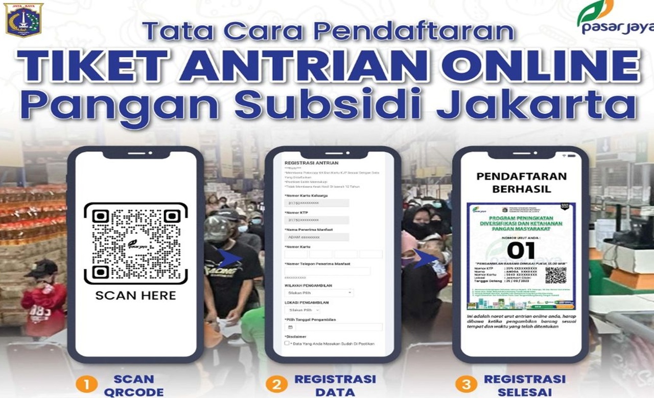 Cara Daftar Sembako Murah KJP 2025 di Pasar Jaya, Cek Link Resminya di Sini!