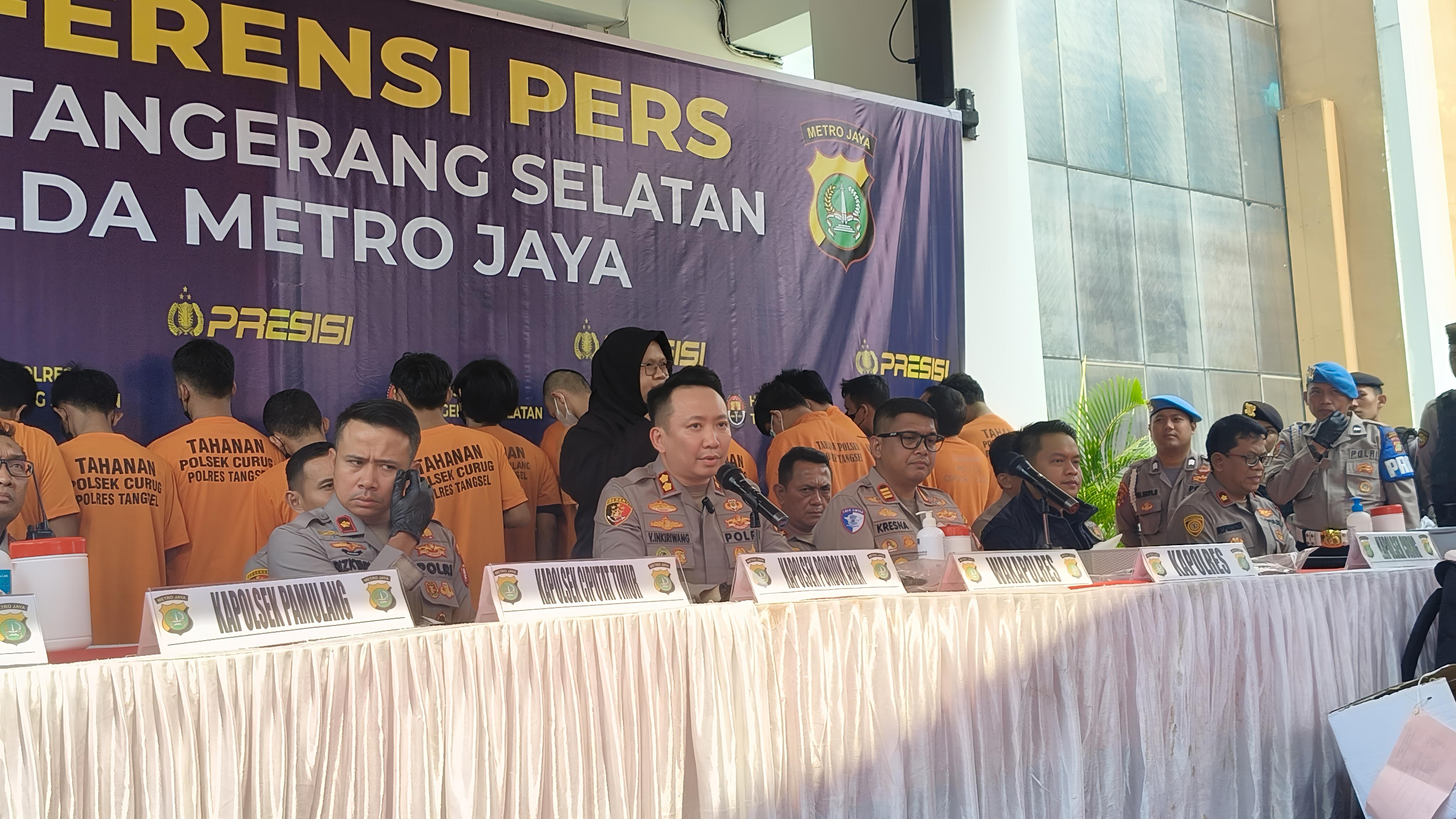 Polres Tangsel Ungkap 23 Kasus Kriminal dari Polsek Jajaran dalam Sebulan Terakhir