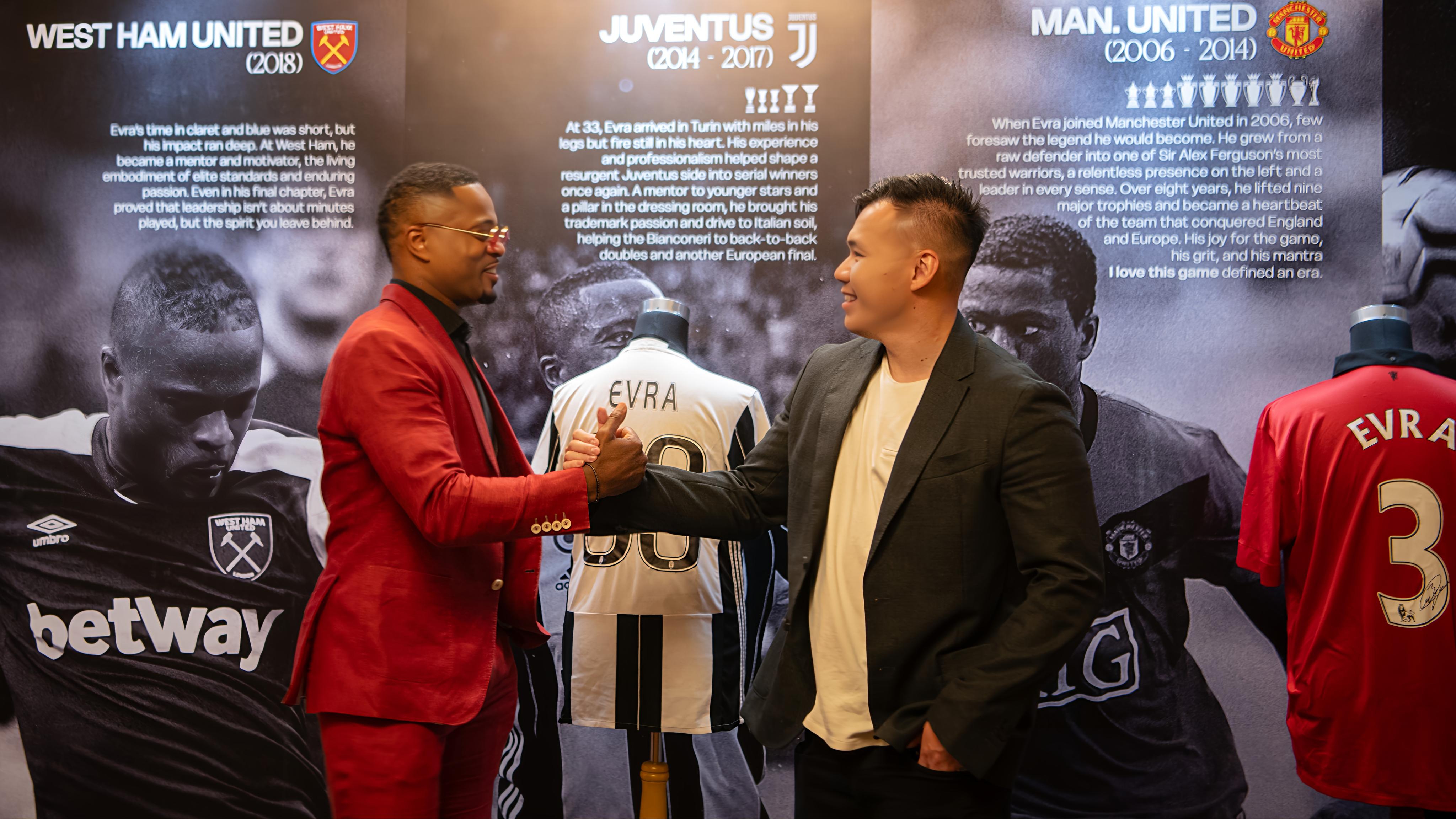 Kembali Menggebrak! Offside Corp Jalin Kerja Sama dengan Legenda MU Patrice Evra