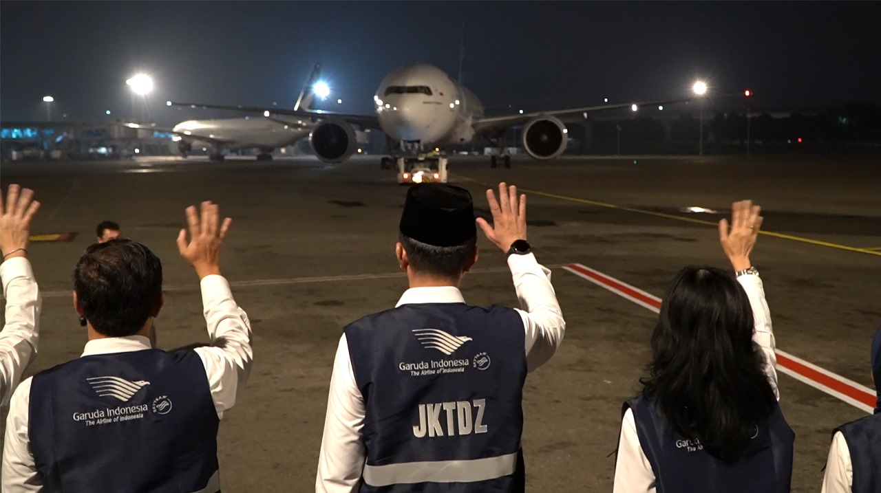 Rampungkan Layanan Pemberangkatan Haji, Garuda Catatkan Ketepatan Waktu 96 Persen