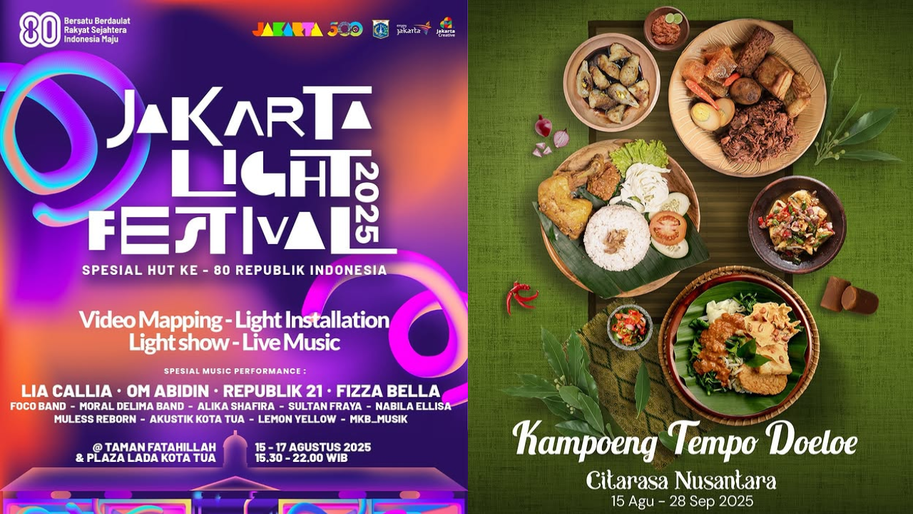 12 Event Jakarta Akhir Pekan 16-17 Agustus 2025 Spesial HUT ke-80 RI, Ada Pesta Rakyat hingga Festival Kuliner