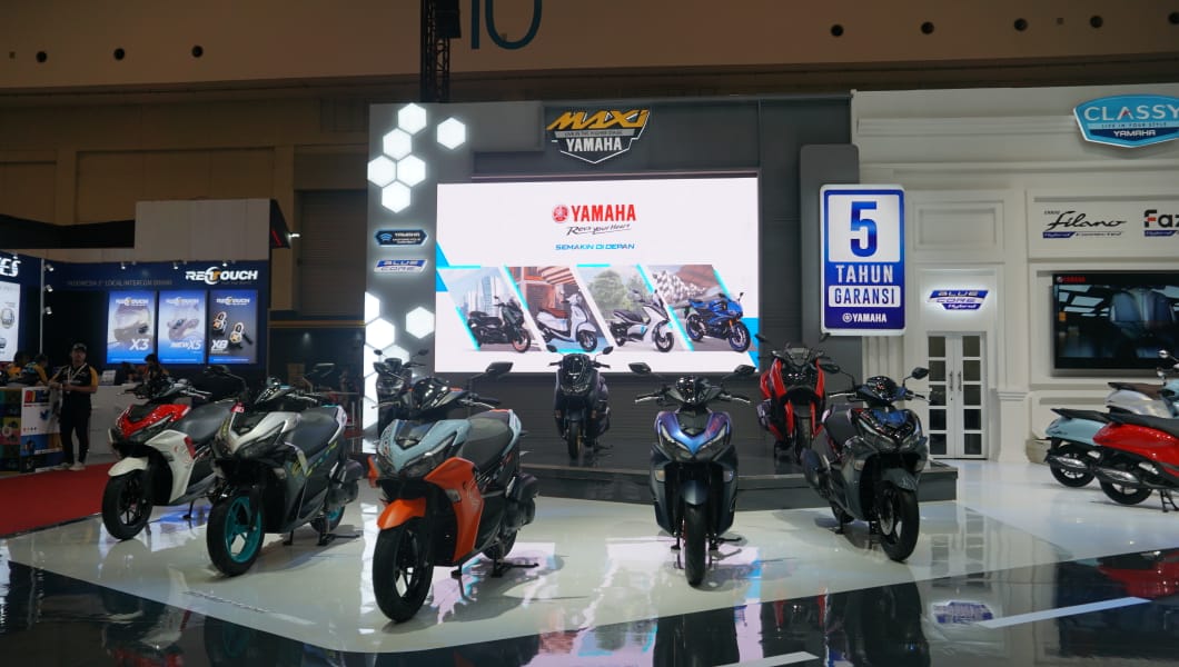 Jajaran Motor Yamaha di IMOS+ 2023, Ada Motor Listrik Hingga Moge Buatan Indonesia