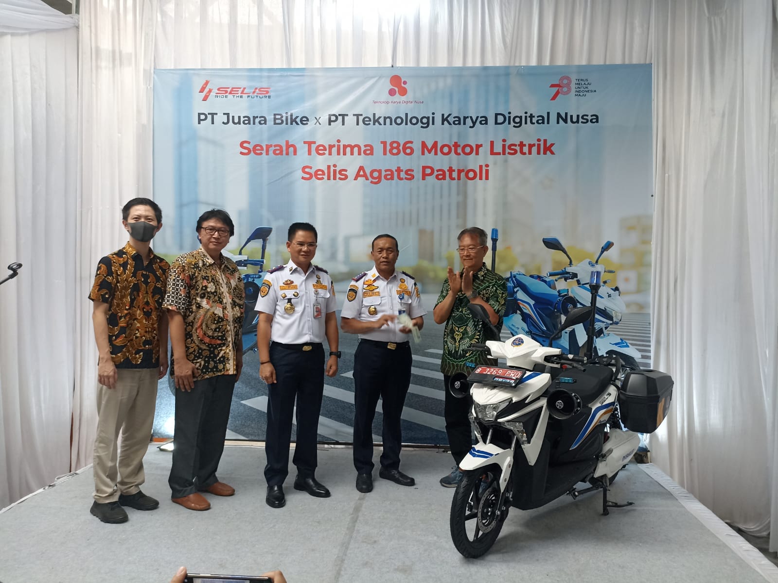 Perpanjangan Kerjasama Selis dan Dishub DKI Jakarta, Hadirkan 186 Motor Listrik