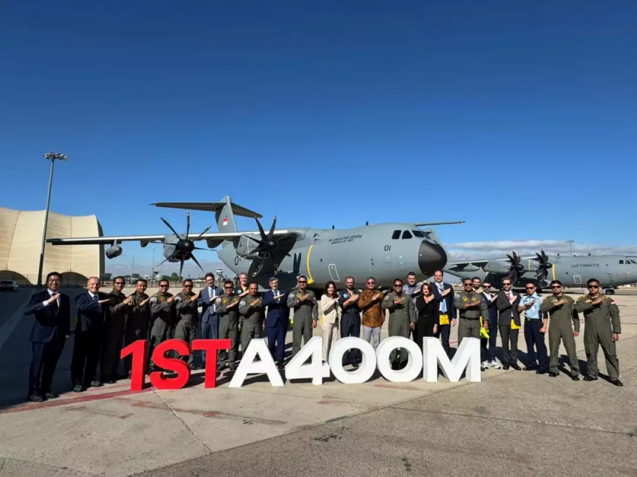TNI AU Tinjau Pembuatan Dua Pesawat Airbus A400M Pesanan Indonesia di Spanyol