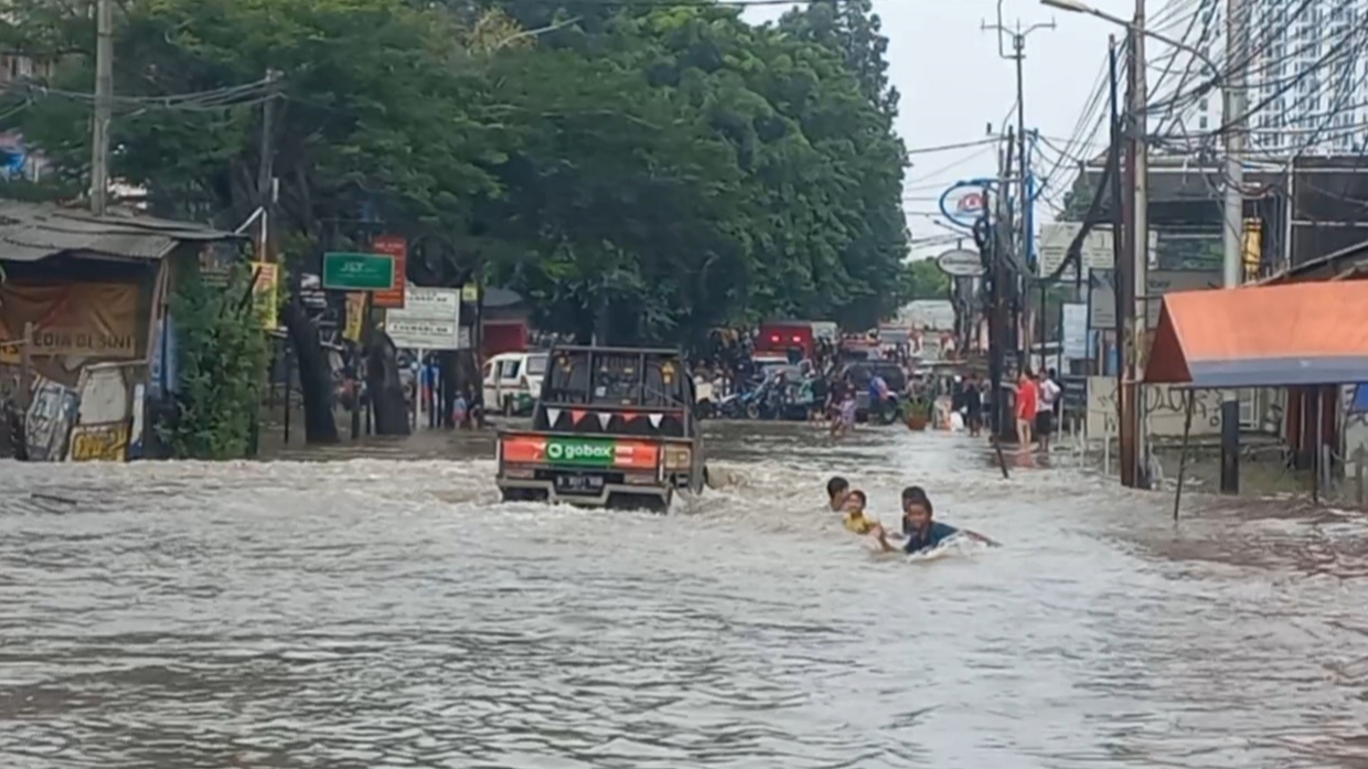 BPBD Catat Tiga Titik Banjir Masih Rendam Sejumlah Wilayah di Kota Tangerang