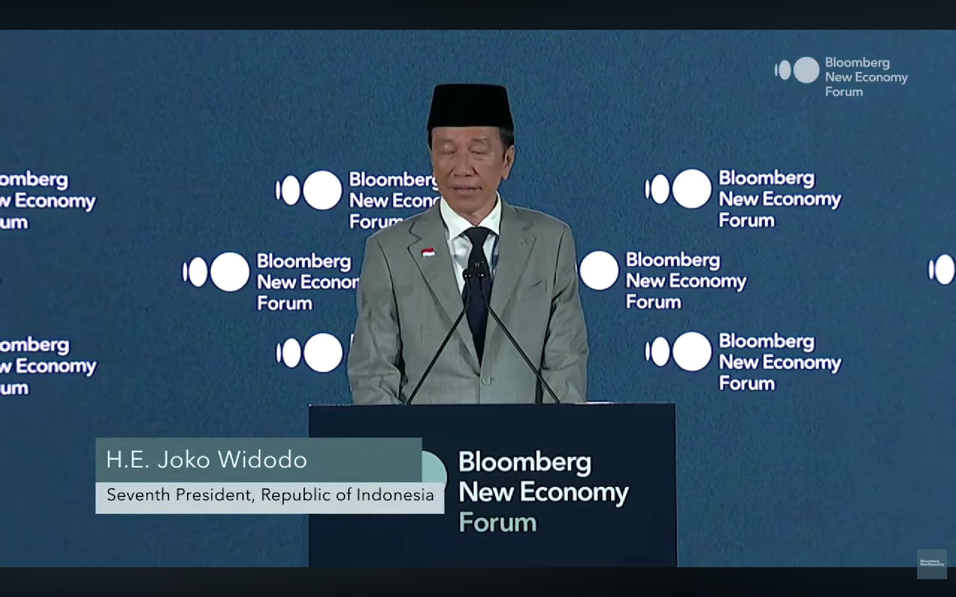 Jokowi Pamer Capaian Infrastruktur dan Transformasi Indonesia di Bloomberg Forum 2025