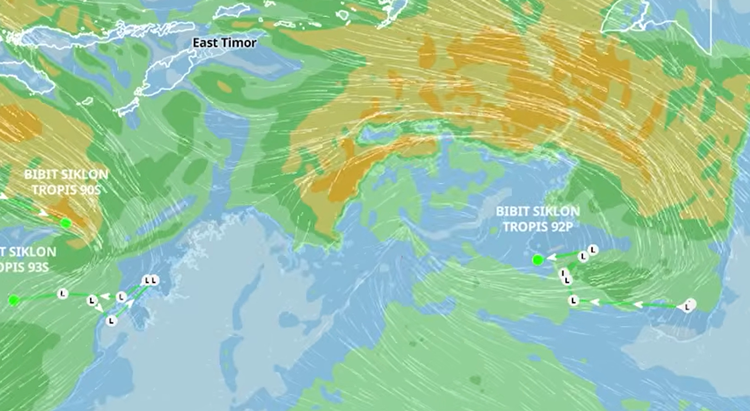 BMKG: Tiga Bibit Siklon Tropis Aktif Terpantau, Potensi Cuaca Ekstrem Meningkat