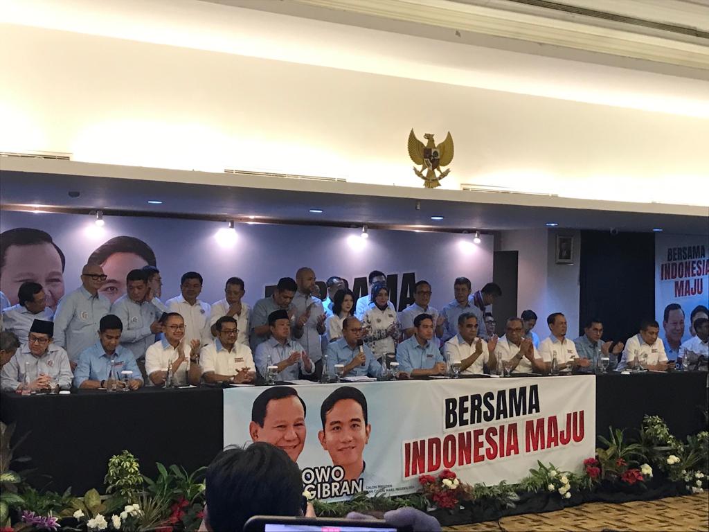 TKN Prabowo-Gibran Resmi Umumkan Daftar Nama Anggotanya