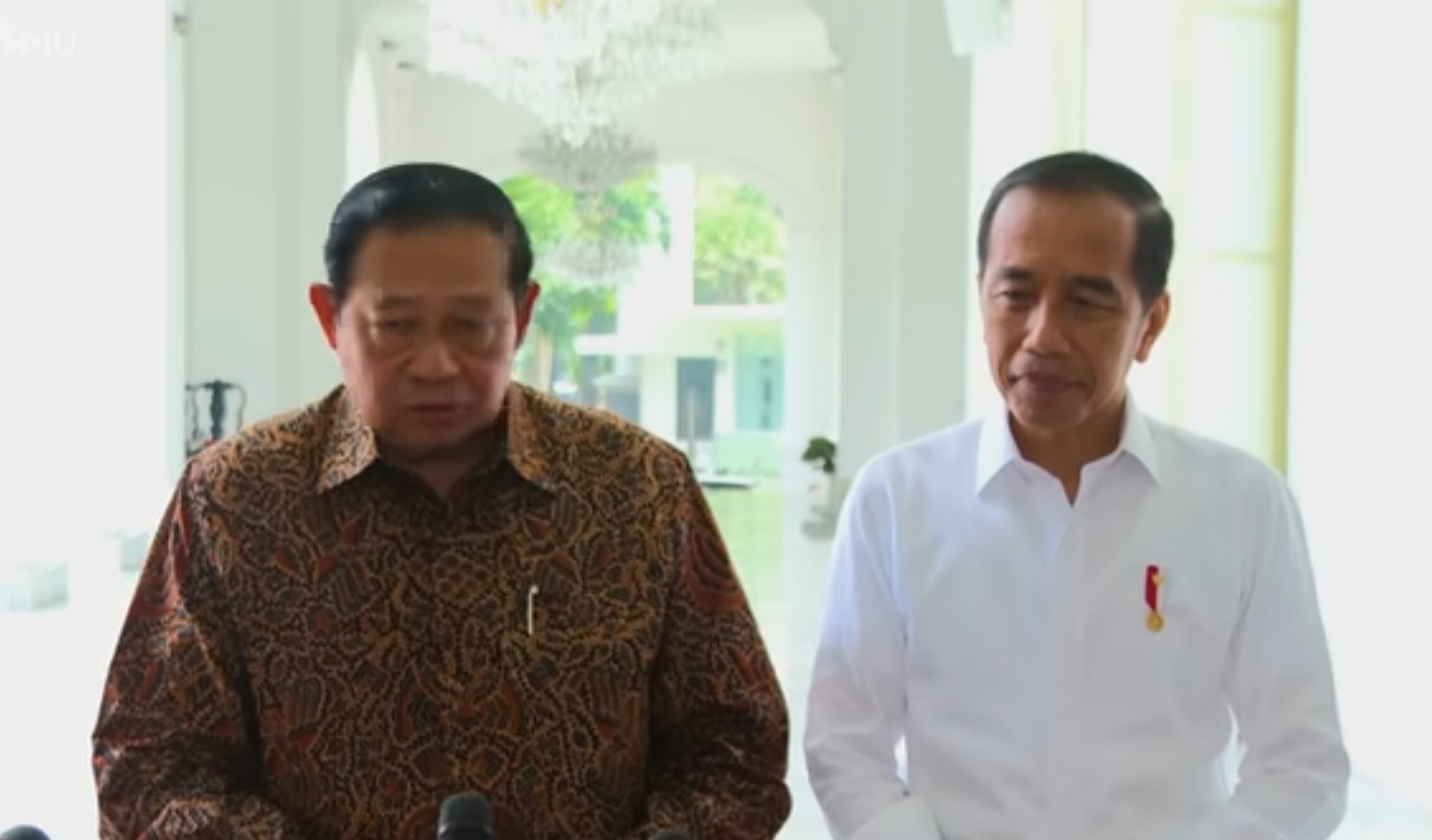 Jokowi dan SBY Tegaskan Dukung Penuh Pemerintahan Prabowo-Gibran