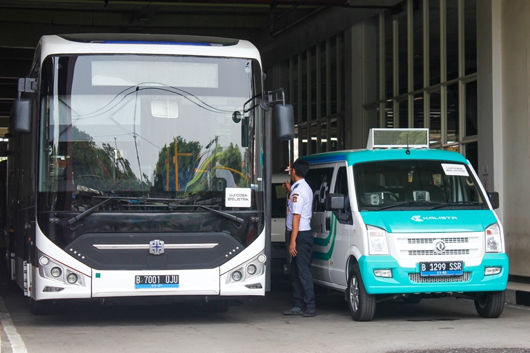 Bus Listrik Ditambah Tiga Unit, SB Dikonversi ke Listrik
