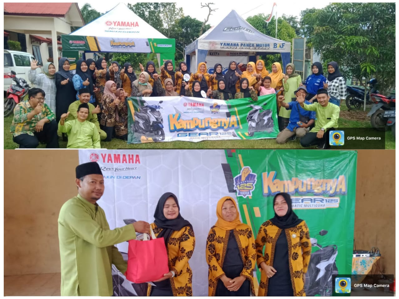 Warga Desa Sumber Agung Gasspoll Yamaha Gear Setelah Meracik Bumbu Nasgor