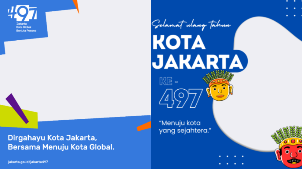 13 Link Twibbon HUT ke-497 Jakarta Gratis dengan Desain Kekinian, Bisa Unggah ke Media Sosial!