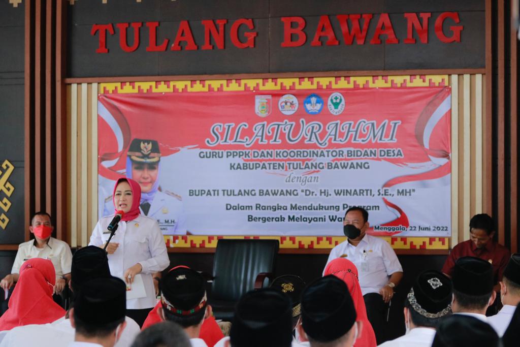 Bupati Winarti Gelar Silaturahmi dengan Guru Honorer