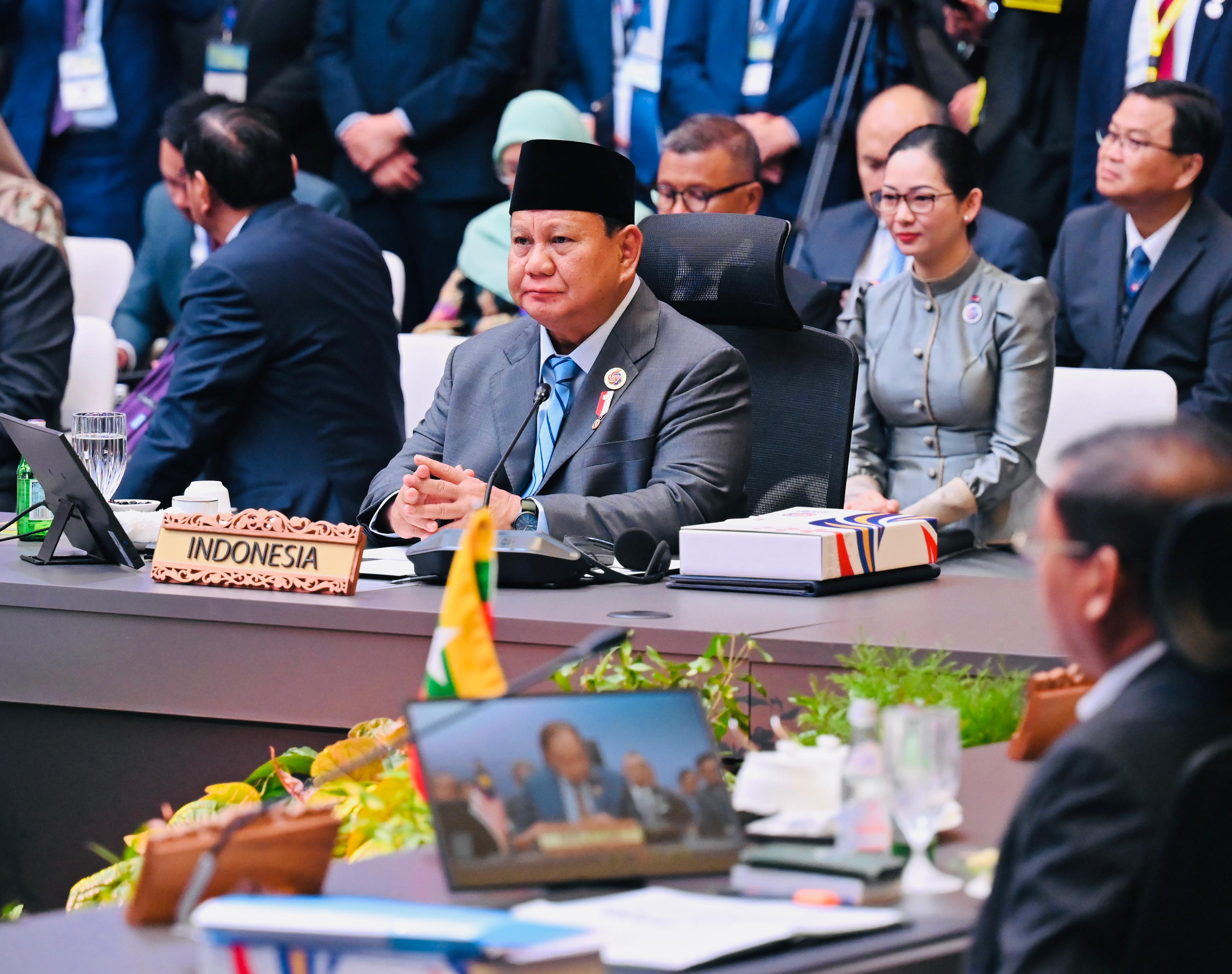 Prabowo Nyatakan Komitmen Integritas Kawasan di KTT ke-46 ASEAN 