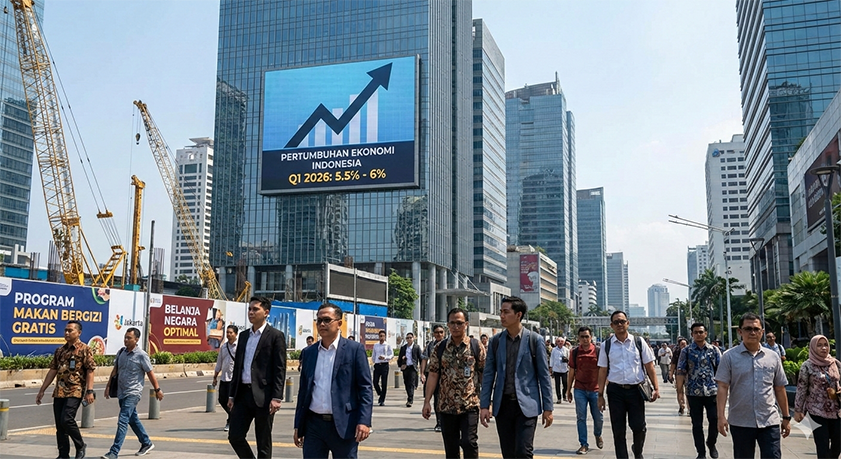 Pemerintah Targetkan Pertumbuhan Ekonomi Pada Triwulan 1 2026 Mencapai 6 Persen 