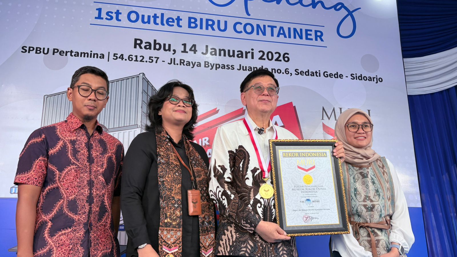 SPBU Pertamina Sediakan Biru Container, Jamin Air Minum Berkualitas One-Stop Service