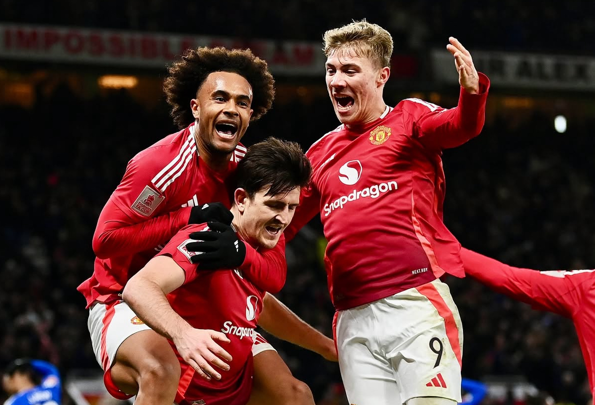 Manchester United Menang Dramatis 2-1 atas Leicester di Piala FA, Momen Gemilang Joshua Zirkzee dan Harry Maguire