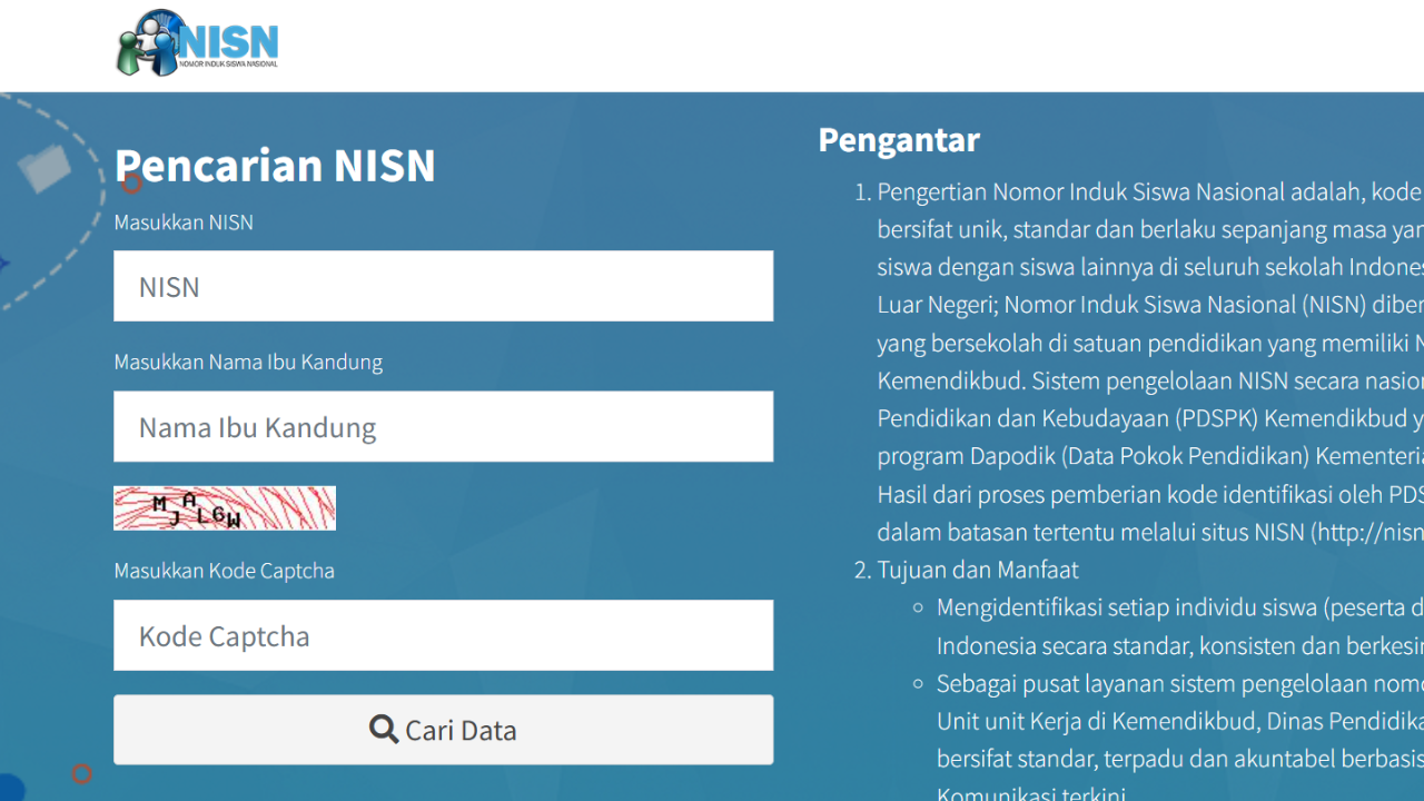 Link dan Cara Cek NISN Online untuk Registrasi Akun SNPMB daftar SNBP dan SNBT