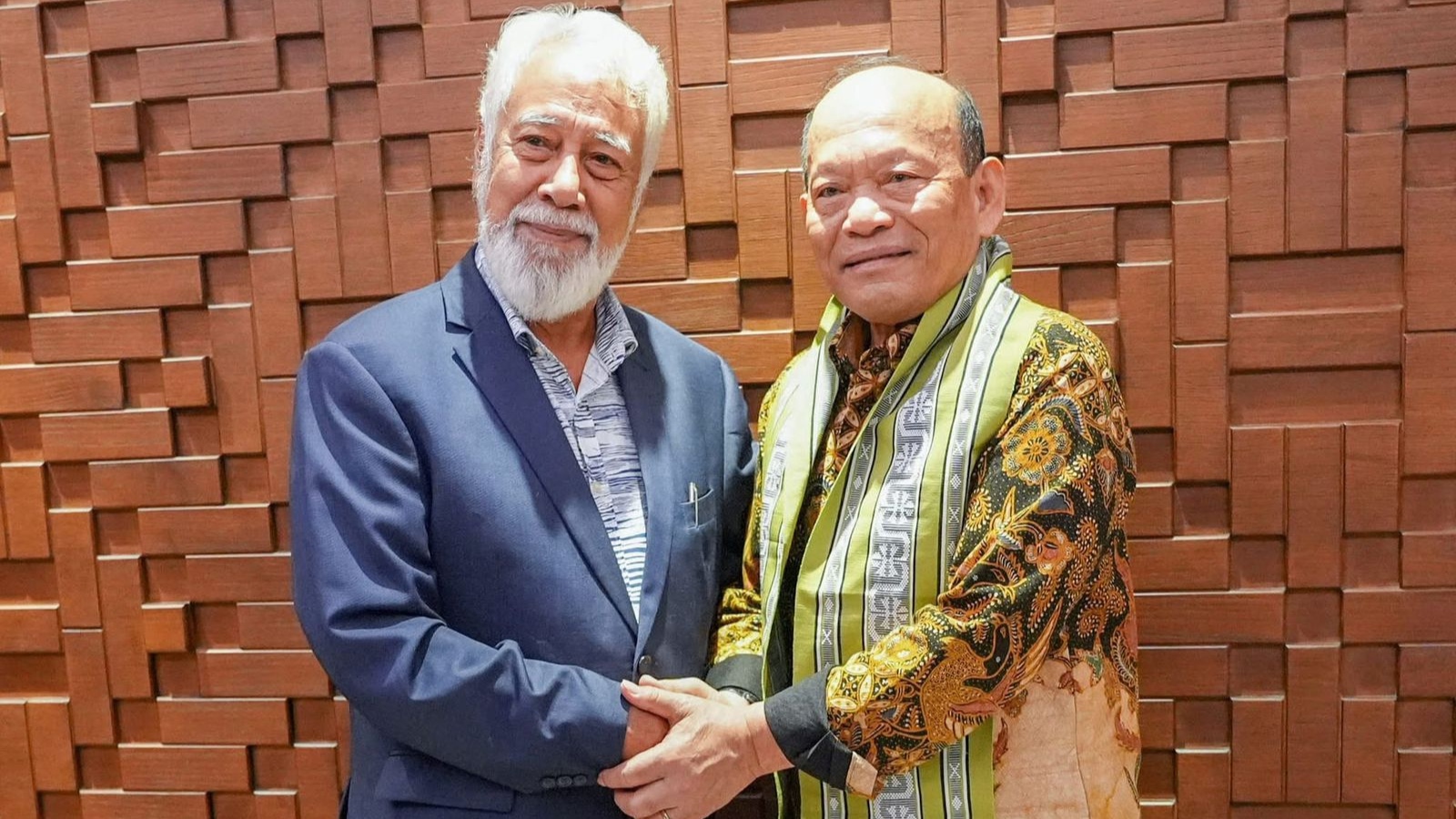 Mahidin Simbolon Nostalgia dengan PM Xanana Gusmao