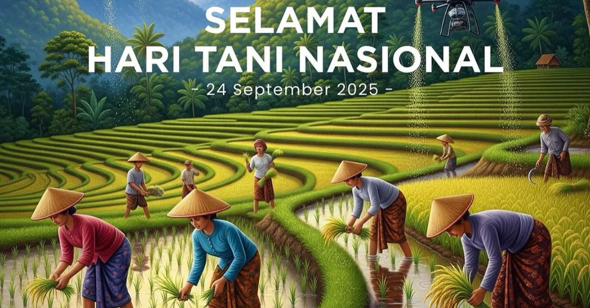 Hari Tani Nasional Tanggal 24 September 2025: Sejarah, Makna, Twibbon
